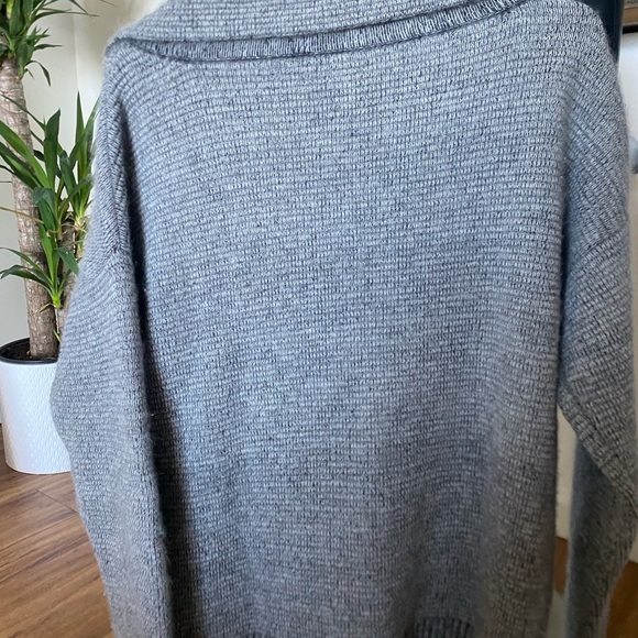 NSF Gray Cowl Neck Sweater - Picture 2 of 4
